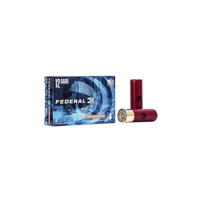 Federal Ammunition 12 Gauge 3" 11/16 oz #4 Buck 5 Count