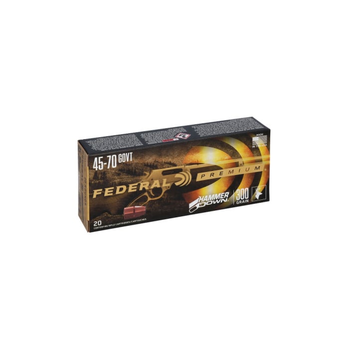 Federal Ammunition 45-70 Government 300 Grain Jacketed Hollow Point 20 Count