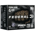 Federal Ammunition 45 ACP 230 Grain Jacketed Hollow Point 20 Count