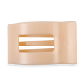Flat Rectangle Hair Clip | Large | Almond Beige