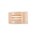 Flat Rectangle Hair Clip | Small | Almond Beige