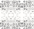 Flutter White Noir Fabric