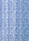 French Farmhouse printed cotton Fabric - Blue