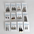 Geometric Bone Earrings