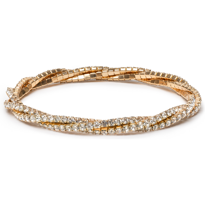 Great Pretenders Boutique Diamante Twist Bracelet