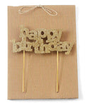 HAPPY BDAY CANDLE HOLDER