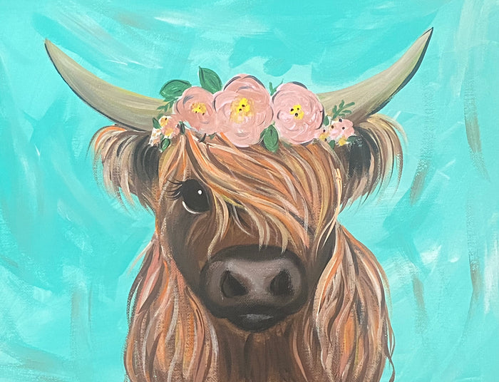 Highland Cow Canvas