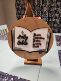 Holy Bible Wooden Door Hanger