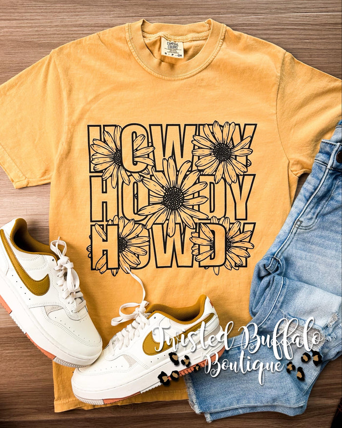 {HOWDY} Friends, It's Fall! Mustard Crew Neck Tee