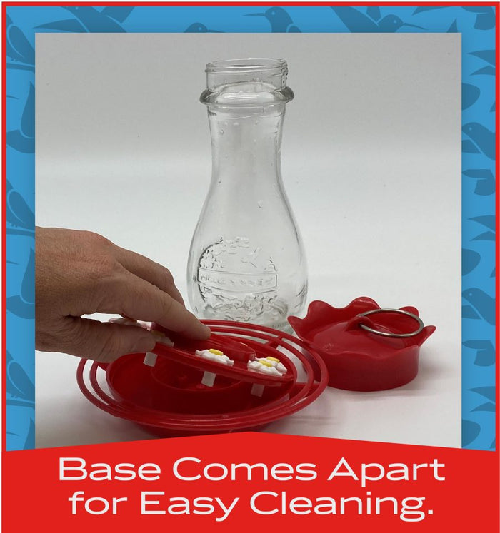 Hummingbird Feeder Glass 16 oz