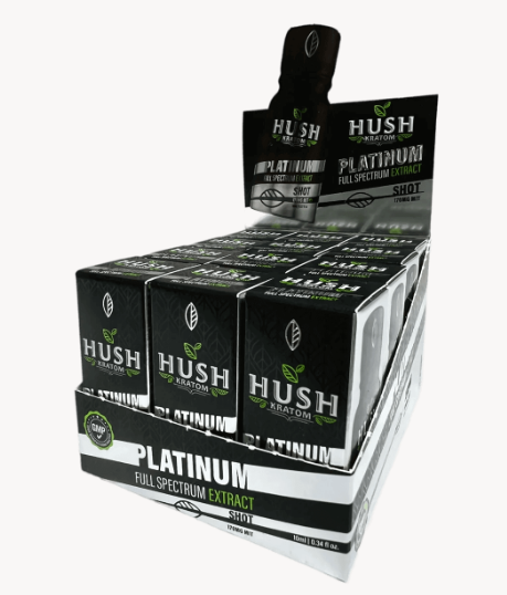 Hush Kratom Platinum - Full Spectrum Kratom Extract 12 CT