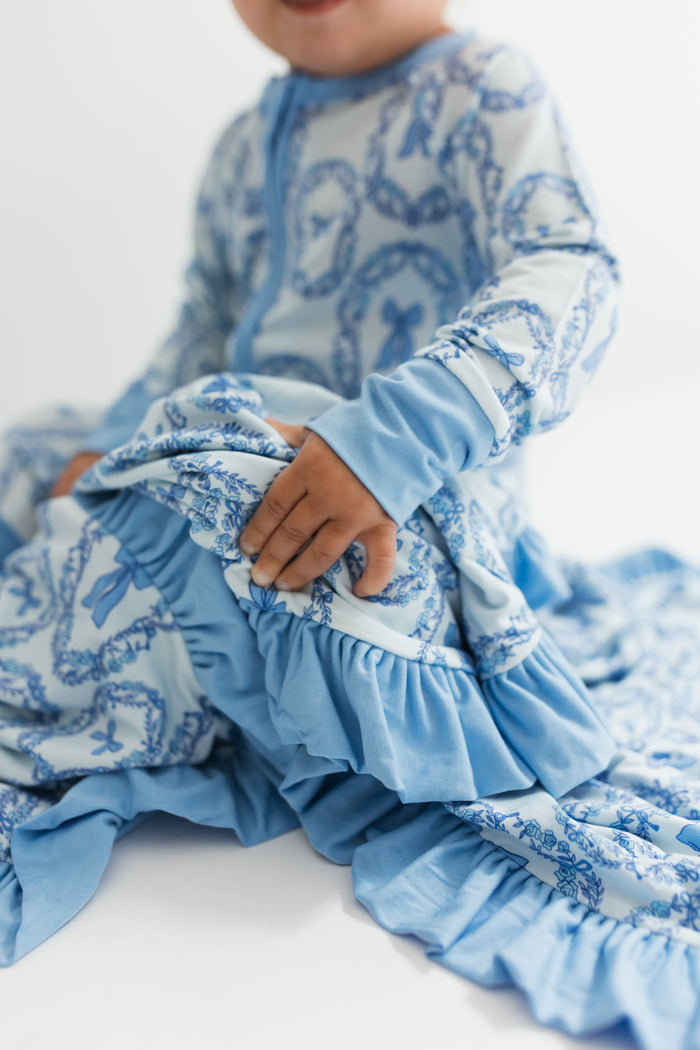 In My Jammers Julia Bow Ruffle Blanket