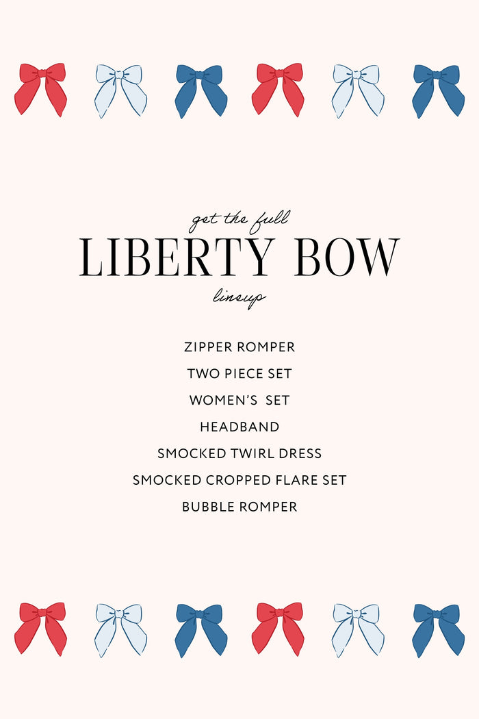 In My Jammers Liberty Bow Smocked Twirl Dress