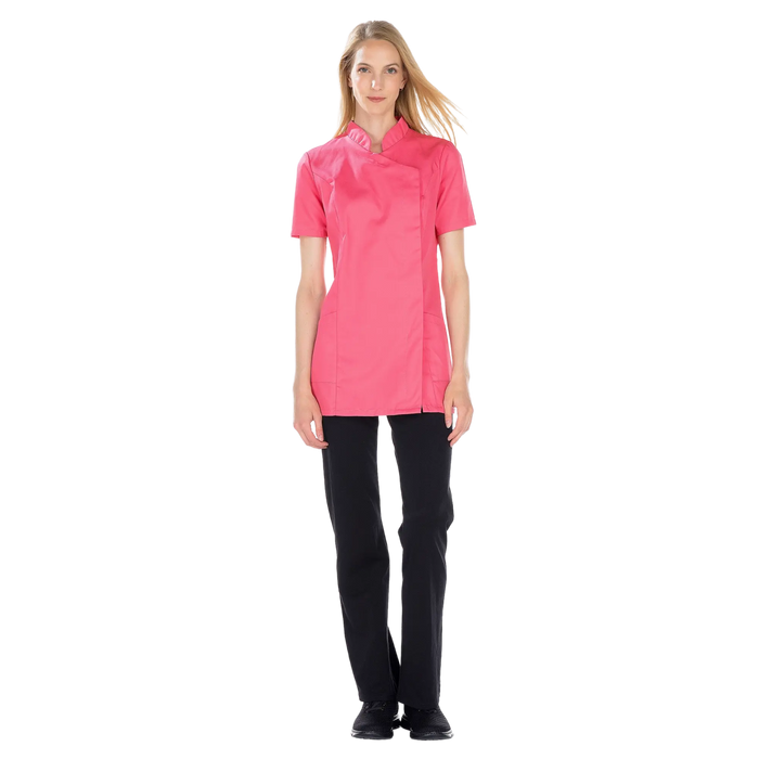 Inès - Long blouse - Short sleeves - Women - 105 cm