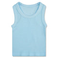 IScream Light Blue Smocked Racerback Tank Top