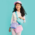 Iscrem Turquoise Nylon Belt Bag