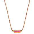 Jane Marie Happy, Mushrooms  Cylinder Necklace