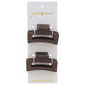 Jane Marie Open Rectangle Mini Hair Clips, Set of 2