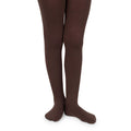 Jefferies Socks Smooth Toe Organic Cotton Tights | Brown