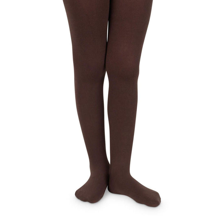 Jefferies Socks Smooth Toe Organic Cotton Tights | Brown