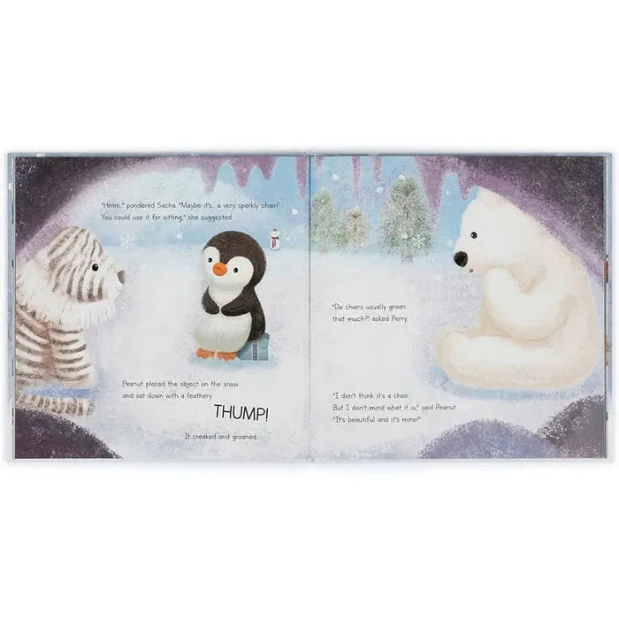 Jellycat Peanut Penguin’s Perfect Present Book