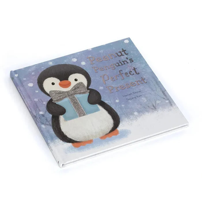 Jellycat Peanut Penguin’s Perfect Present Book