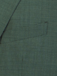 John Varvatos BLEECKER Half-Canvassed Green Two Button 100% Wool Blazer
