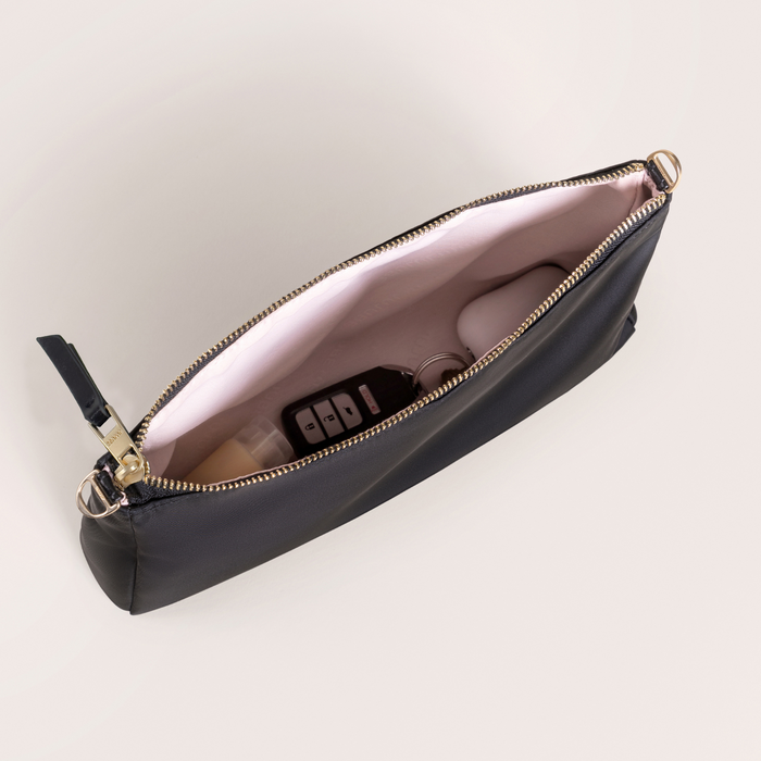 Jujube 3-Piece Pouch Clutch Purse Set | Black