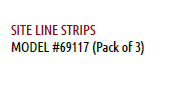 Keencut Site Line Strips for STK & Excal series (3) (MPN: 69117)