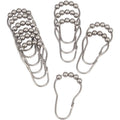 Kennedy International Shower Curtain Hooks, One Size , Silver