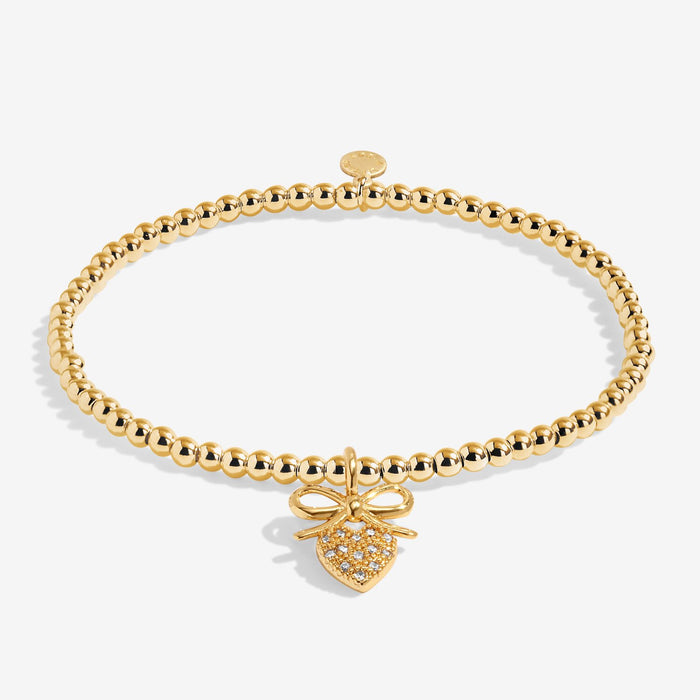 Kids' A Little | 'Beautiful Birthday Girl' | Gold-Tone Plated | Bracelet | 6 1/8" Stretch