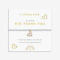 Kids' A Little | 'Big Thank You' | Silver & Gold Plated | Bracelet | 6 1/8" Stretch