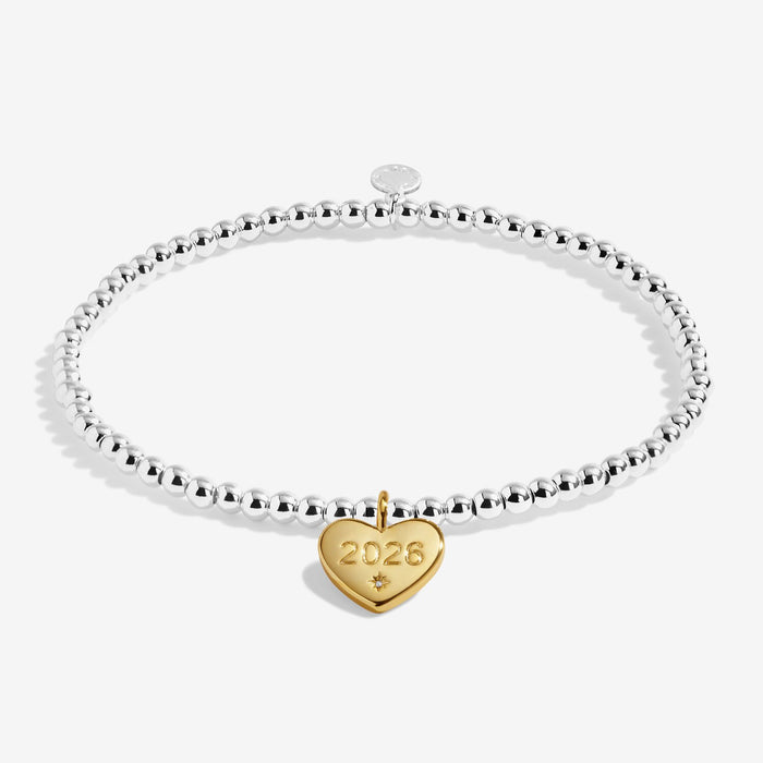 Kids' A Little | 'Class of 2026' | Silver & Gold-Tone Plated | Bracelet | 6 1/8" Stretch