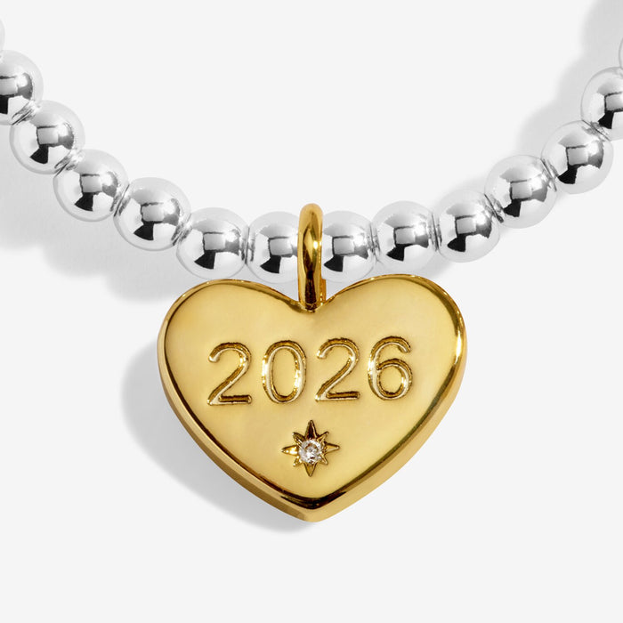 Kids' A Little | 'Class of 2026' | Silver & Gold-Tone Plated | Bracelet | 6 1/8" Stretch