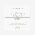 Kids' A Little | 'Follow Your Dreams' | Silver Plated | Bracelet | 6 1/8" Stretch