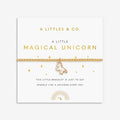 Kids' A Little | 'Magical Unicorn' | Gold-Tone Plated | Bracelet | 6 1/8" Stretch