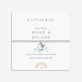 Kids' A Little | 'Make A Splash' | Silver Plated | Bracelet | 6 1/8" Stretch