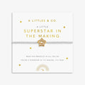 Kids' A Little | 'Superstar In The Making' | Silver & Gold Plated | Bracelet | 6 1/8" Stretch