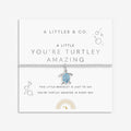 Kids' A Little | 'You're Turtley Amazing' | Silver Plated | Bracelet | 6 1/8" Stretch