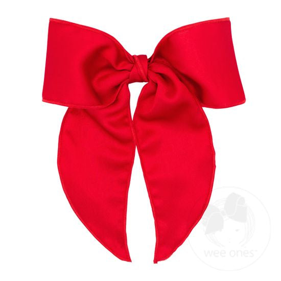 King Satin Bowtie with Twisted Wrap and Whimsy Tails