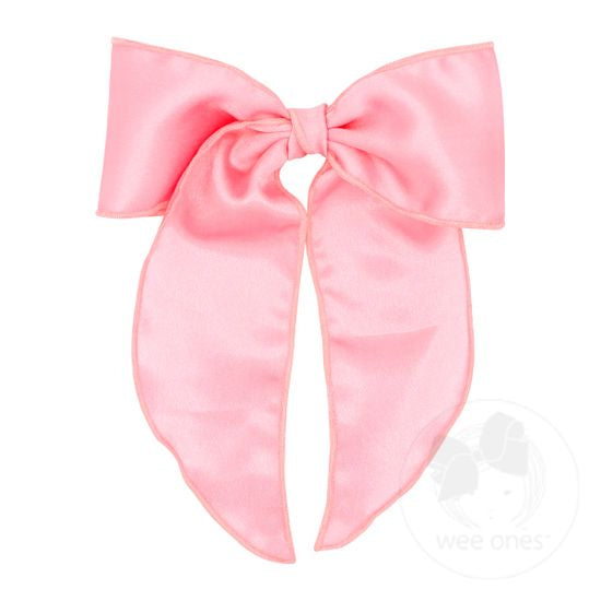 King Satin Bowtie with Twisted Wrap and Whimsy Tails