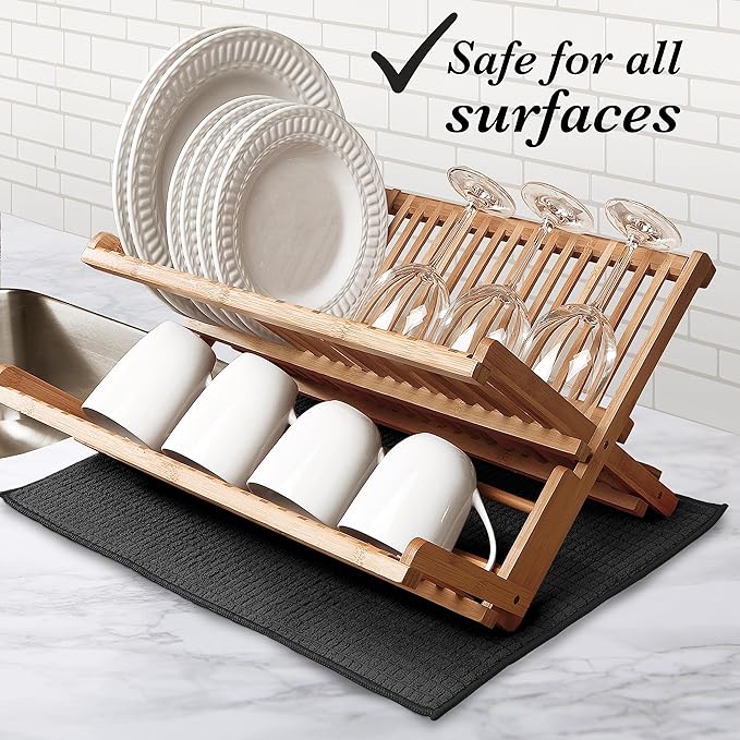 Kitchen Details Microfiber Drying Mat| Dimensions: 15" x 20"