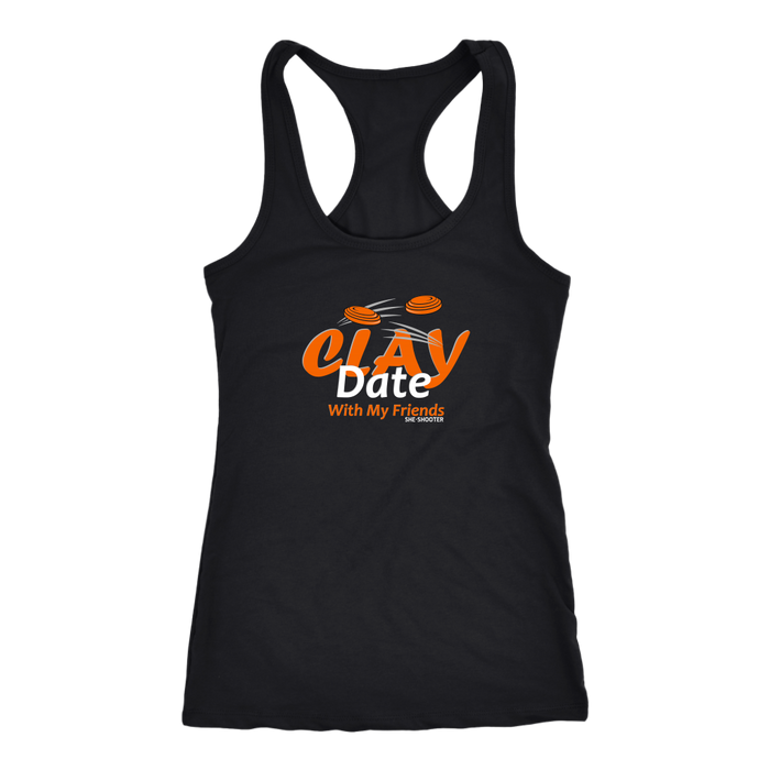 Ladies Racer-Back Tank, Clay Date