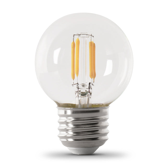 LED Bulb | E26 Base | G16 Clear | 5.5W | 2700k