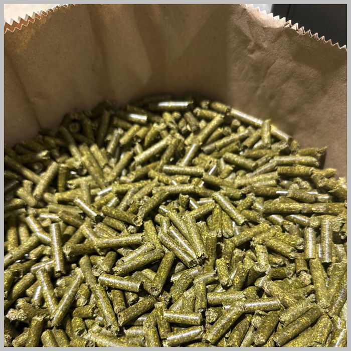 Lespedeza Pellet 40 lb bag.  Sericea Lespedeza