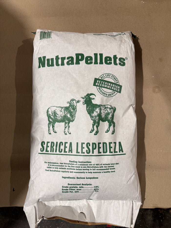 Lespedeza Pellet 40 lb bag.  Sericea Lespedeza