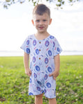 Lev Baby Home Run Henley Romper