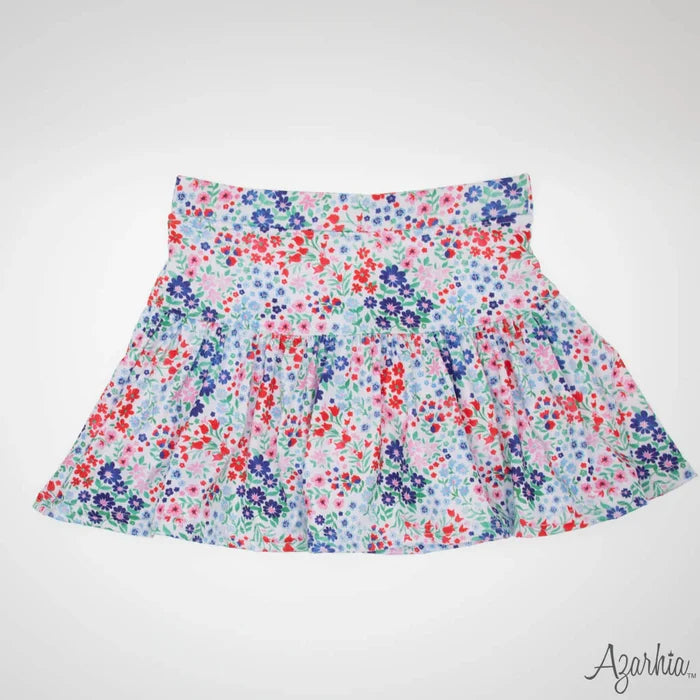 Liberty Flowers Gathered Skort in Print