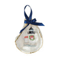 Lighthouse Gilded Oyster Shell Ornament