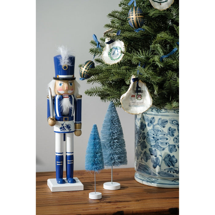 Lighthouse Gilded Oyster Shell Ornament